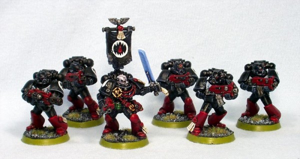 Flesh Eaters tactical squad 'Cruentus' by Chaplain Desmodus