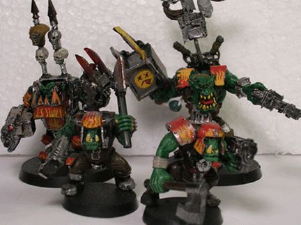 Warboss and his boyz by Justicar Billybob