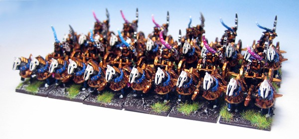 Warmaster (10mm) Chaos Chariots Brigade by legdba