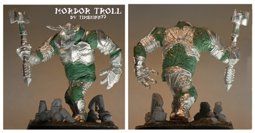 Games Workshop LOTR Mordor Troll Conversion by timshinn73