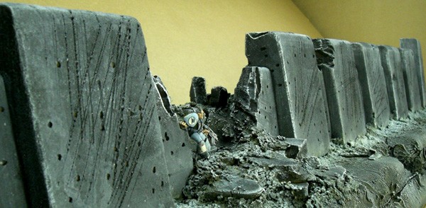 The bombarded wall (scenery, terrain) by philydorf