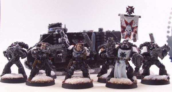 Black Templar Squad by StillLifeMiniatures