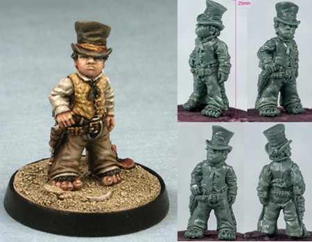 Billy Bagshot Halfling Cowboy by victoria