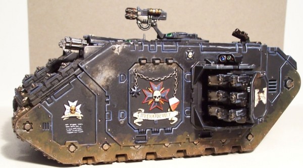 Black Templar Land Raider Crusader by KPDoerfler