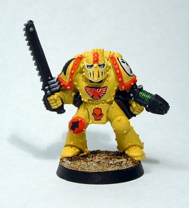 Imperial Fist in Mk3 Power Armour by McCragge