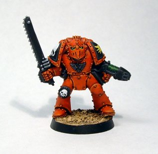 Blood Angel in Mk3 Power Armour by McCragge