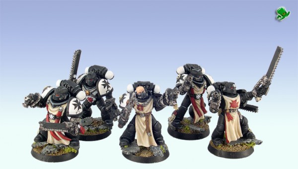 Black Templars Crusader Squad by leprechaun studio