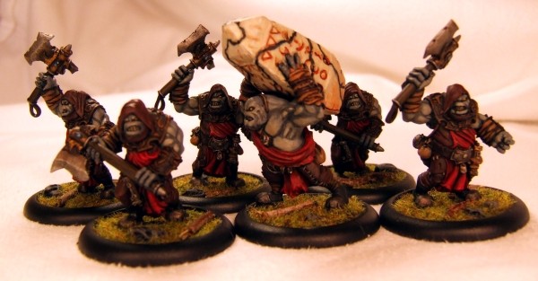 Trollblood Kriel Stonebearer and Scribes by Malveaux