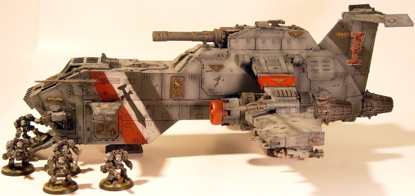 Grey Knights ThunderHawk Gunship by Stiff Neck Studio