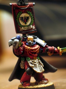 Blood Ravens Captain, Space Marines by kettilman