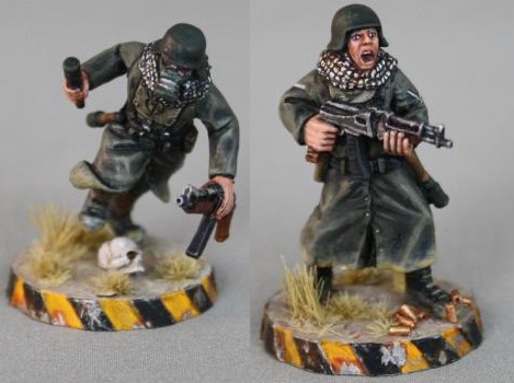 Infantrymen Delaria with assault rifles & grendes by Arekarkadiusz