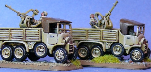 Flames of War: 15mm Italian 20/65 anti aircraft gun by Target