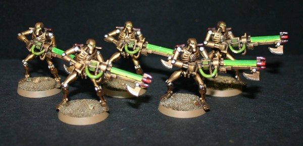 Necron Warriors, part of a very large army by Show Case Studio